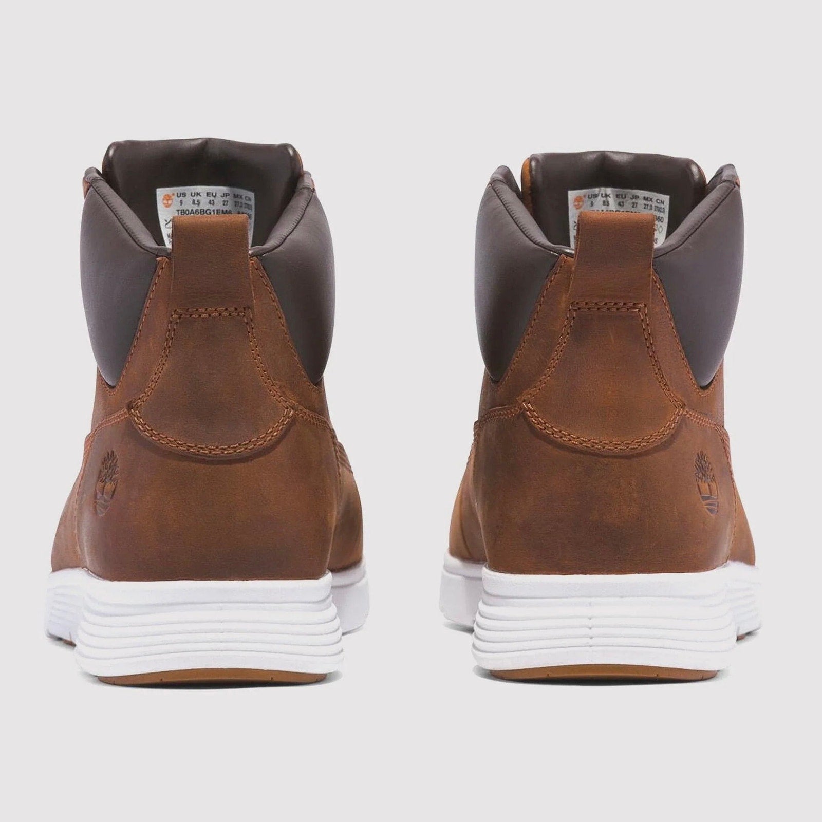 TIMBERLAND MEN'S 11.5 KILLINGTON MID LACE UP SNEAKER BOOT BROWN RUST FULL GRAIN