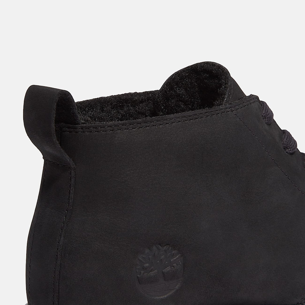 TIMBERLAND WOMEN'S 10 ROWAN WAY WARM LINED CHUKKA BOOT BLACK NUBUCK NIB