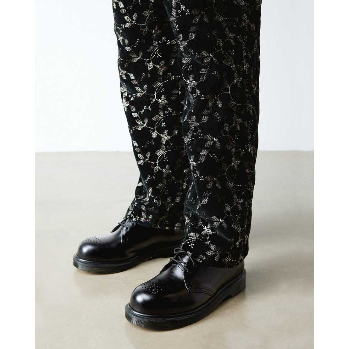 DR MARTENS WOMEN'S 7 ANALINE 40717001 1461 ST BROGUE BLACK LOW STEEL TOE RARE