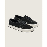 VANS WOMEN'S 8.5 AUTHENTIC SPIKE BLACK SUEDE WHITE GOTHIC VINTAGE NIB