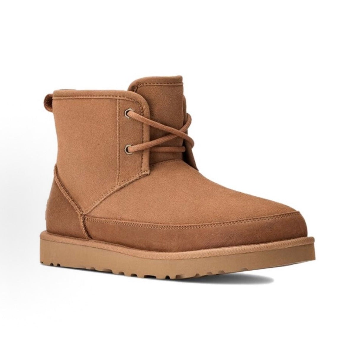 UGG MEN'S 12 CLASSIC MINI LENNOX LACE UP CHESTNUT 1174582 NIB