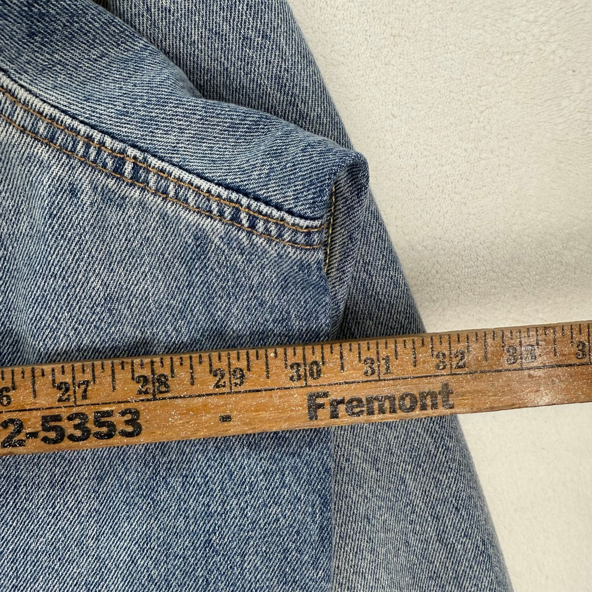 LEVI'S MEN'S 3XL TRUCKER DENIM JACKET WASH BLUE A57820006