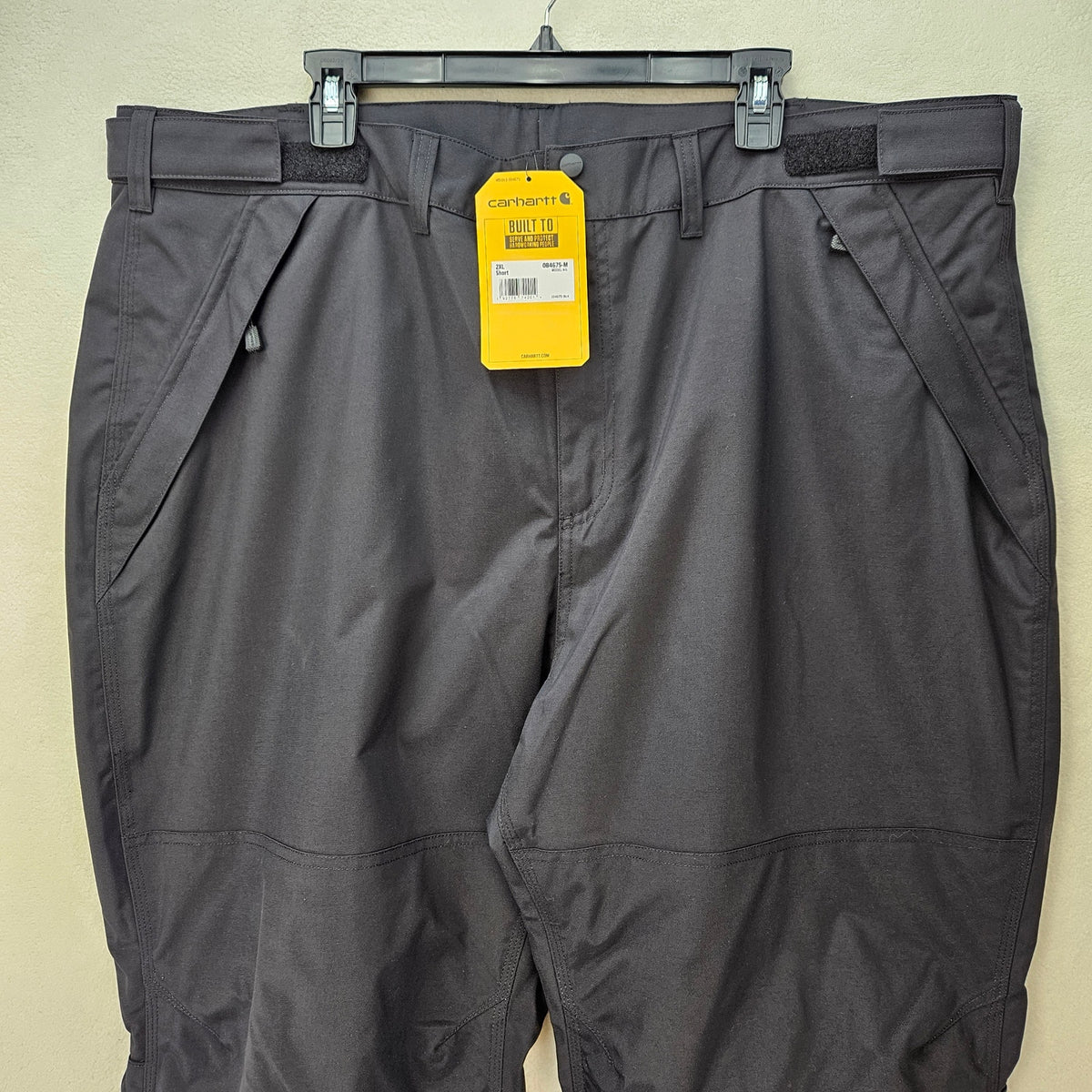 CARHARTT MEN'S XXL SHORT SHORELINE WATERPROOF BREATHABLE BLACK PANTS CARGO STYLE