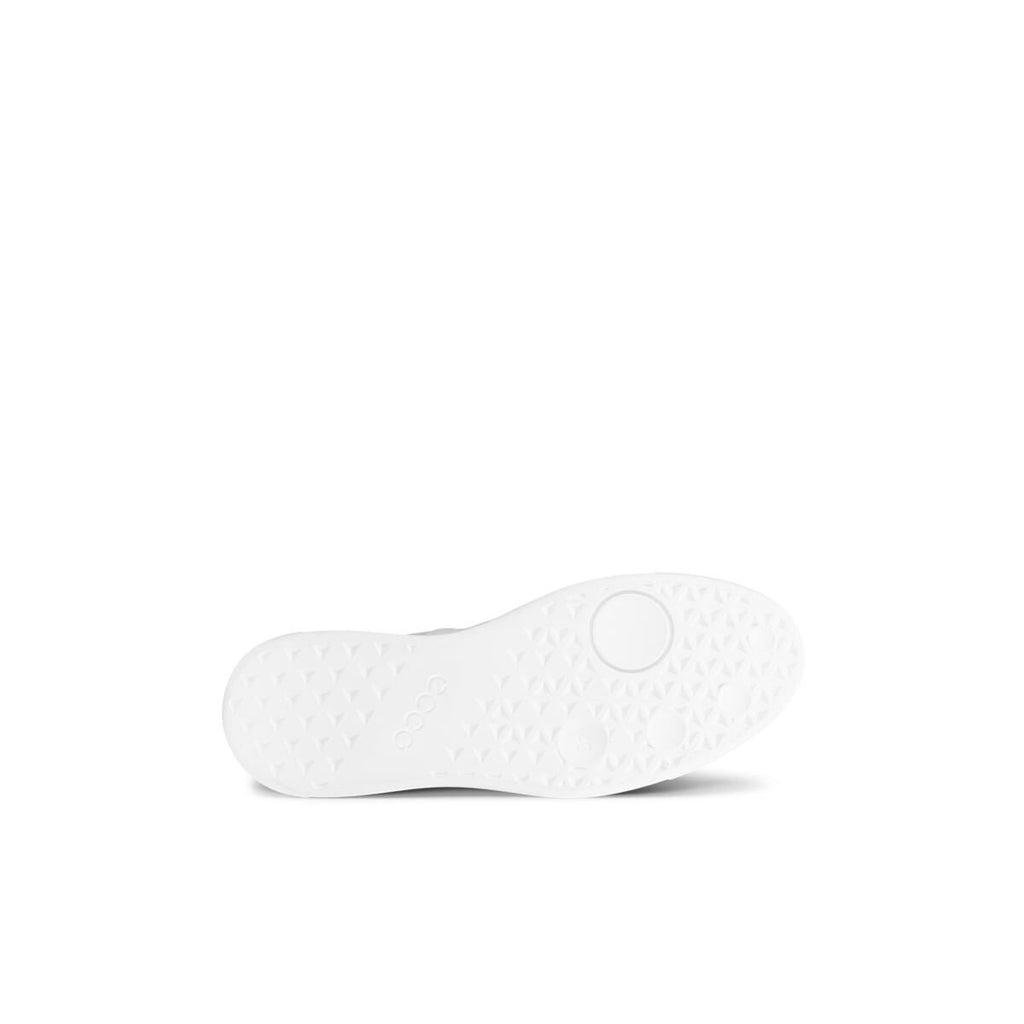 ECCO MEN'S 47 STREET TRAY TRIPLE WHITE CASUAL LEATHER SNEAKER 50474411007 NIB