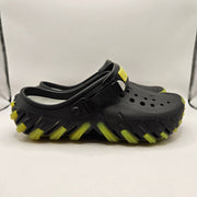 CROCS MEN'S 8 ECHO ICEY RO CLOG BLACK GREEN 211458-001 BACKSTRAP TERRAIN
