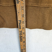 MNML MEN'S MEDIUM BROWN VINTAGE CARGO POCKET PULLOVER HOODIE NWT