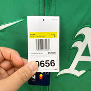 NIKE MEN'S SMALL BASEBALL SERIES OAKLAND ATHLETICS MLB HOODED JACKET