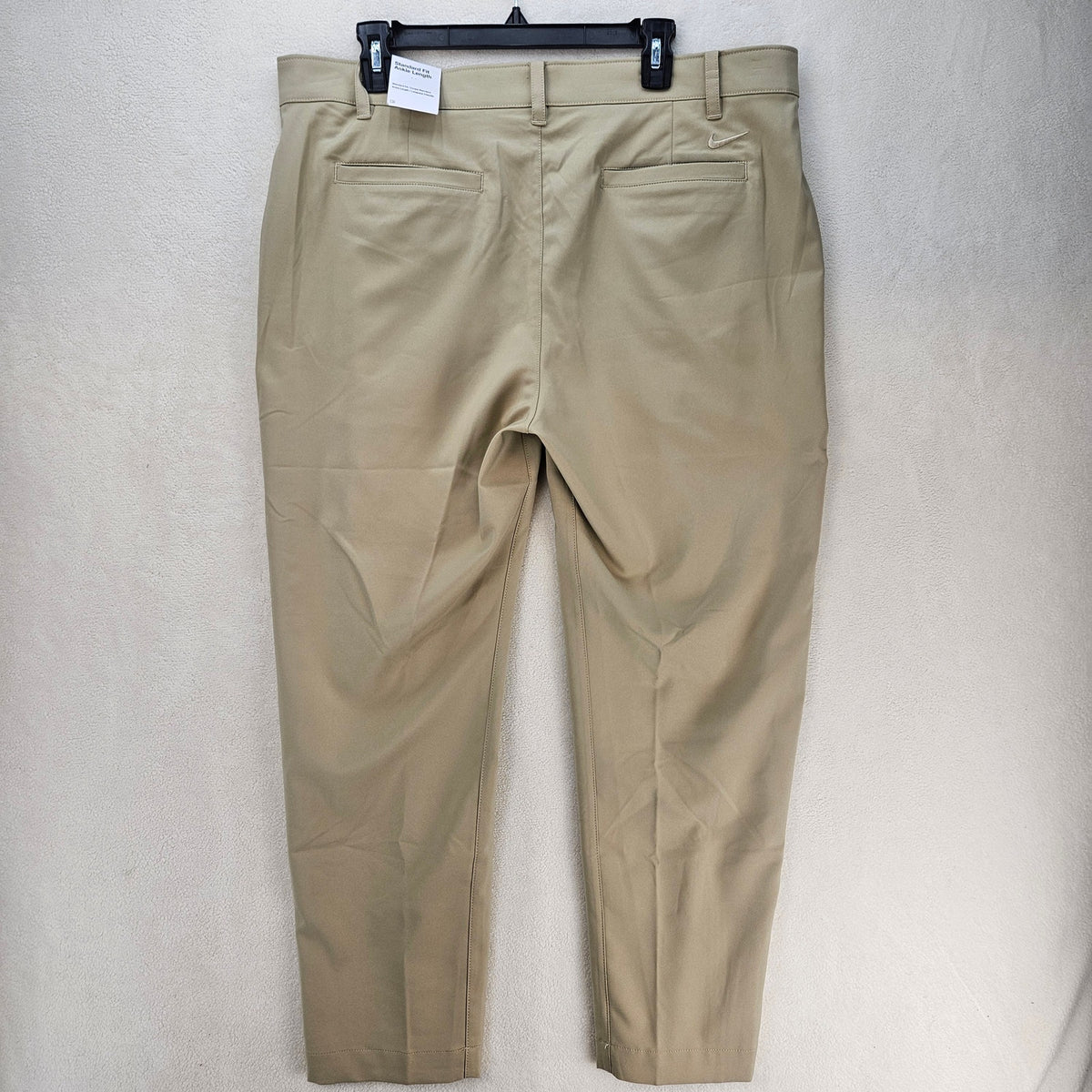 NIKE MEN'S 38X30 GOLF DRI-FIT KHAKI BEIGE STRETCH PERFORMANCE TROUSER NWT DN2397