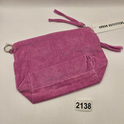 URBAN OUTFITTERS BDG PINK CORDUROY MAKE-UP BAG ZIPPERED NWT