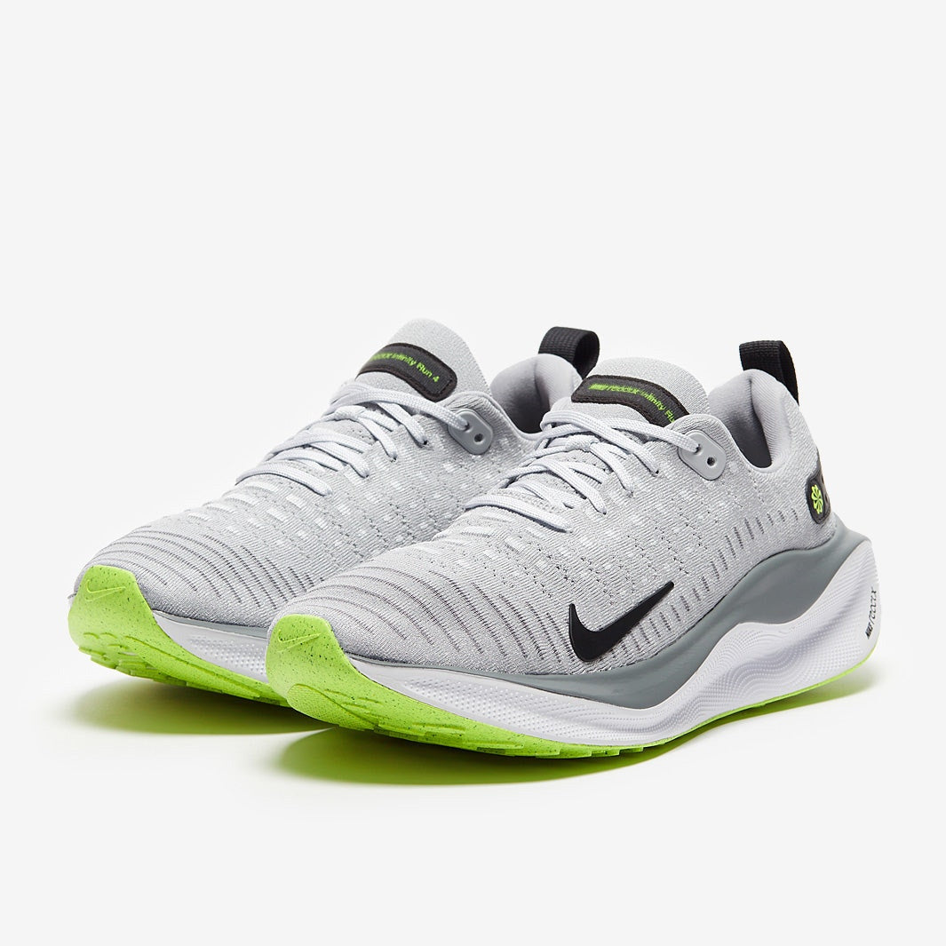 NIKE MEN'S 10 REACTX INFINITY RUN 4 WOLF GREY BLACK RUNNING DR2665-002 NIB