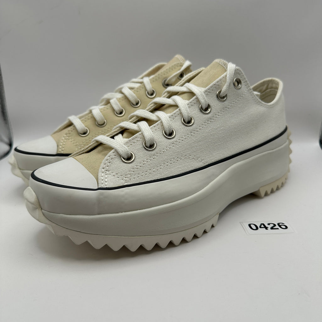 CONVERSE MEN'S 10.5 Run Star Hike Low Summer Denim Vintage White 171895C