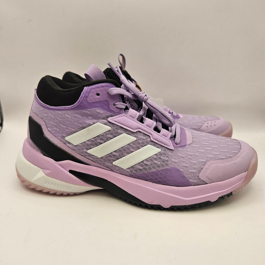ADIDAS WOMEN'S 6.5 CRAZYFLIGHT 6 MID PURPLE INDOOR VOLLEYBALL SHOES HP7031 NWOB
