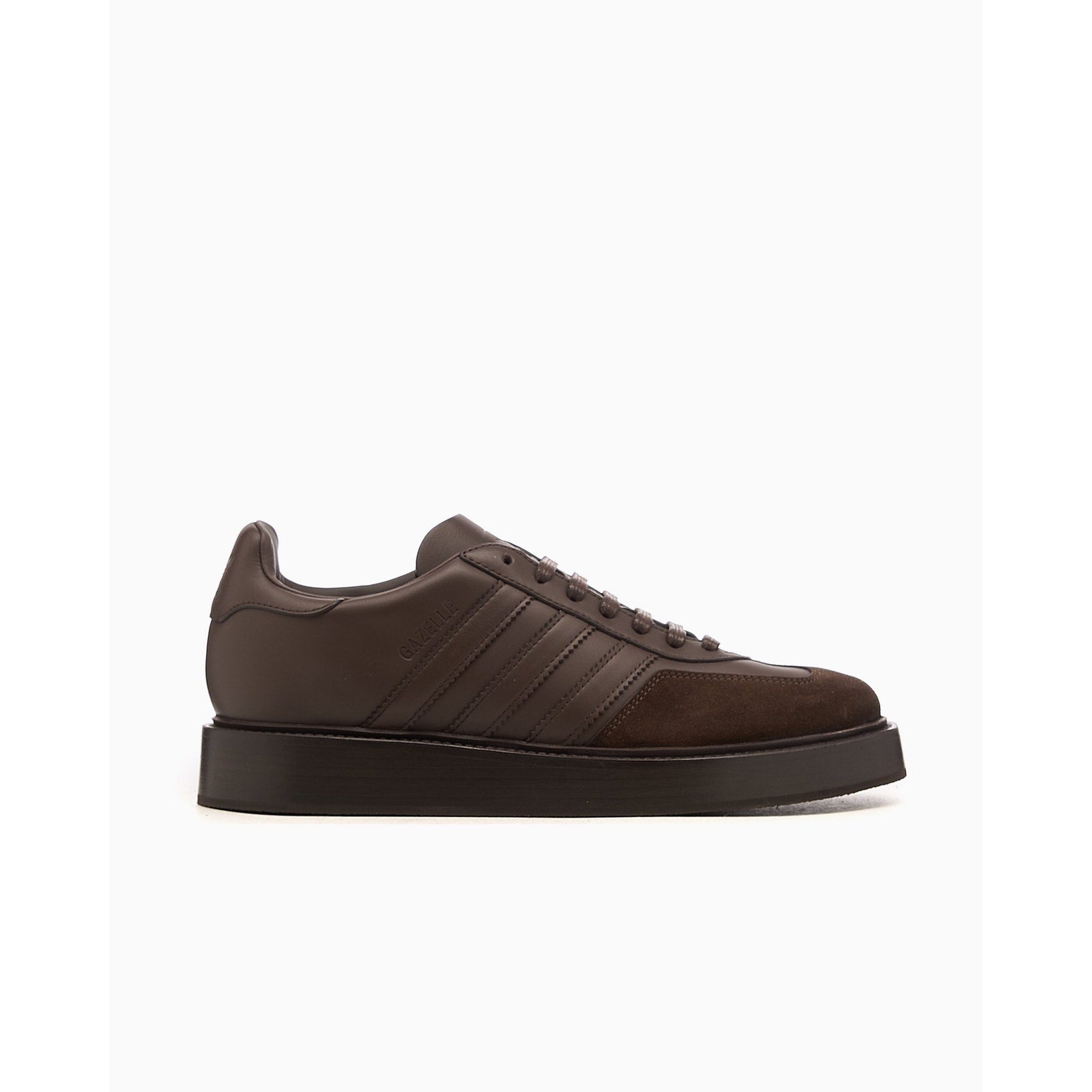 ADIDAS MADE IN ITALY MEN'S 6 PREMIUM GAZELLE INDOOR BROWN LEATHER JI3938