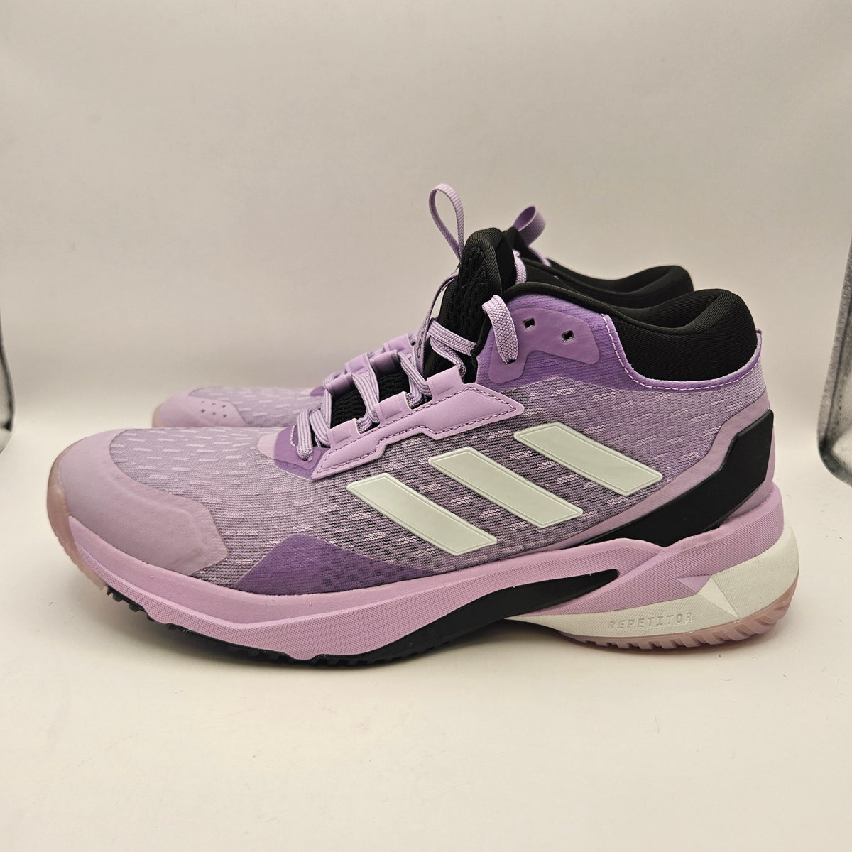 ADIDAS WOMEN'S 8 CRAZYFLIGHT 6 MID PURPLE INDOOR VOLLEYBALL SHOES HP7031 NWOB
