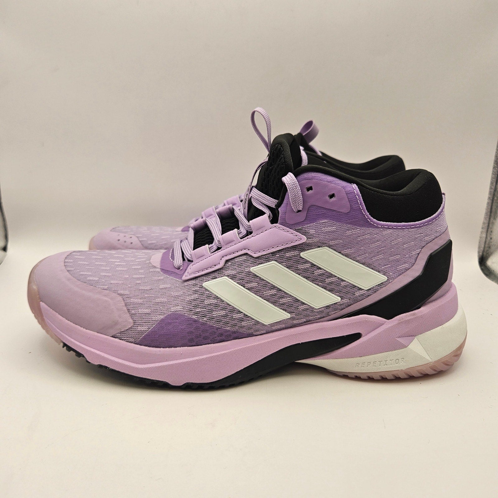 ADIDAS WOMEN'S 8 CRAZYFLIGHT 6 MID PURPLE INDOOR VOLLEYBALL SHOES HP7031 NWOB