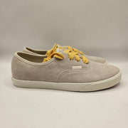 VANS WOMEN'S 7.5 AUTHENTIC LOW PRO SAND W MANGO THICK LACE NWOB