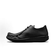 ECCO AT. KOLLEKTIVE MEN'S 46 BLACK LEATHER JOKE LACE SHOE NIB 39059490000