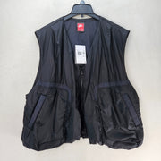 NIKE MEN'S XXL TECH UTILITY PADDED VEST BLACK FULL ZIP CARGO HM4262-010 NWT