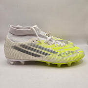 ADIDAS WOMEN'S 8.5 F50 SPARKFUSION LEAGUE SOCCER CLEATS FG AG WHITE NWOB JP8350