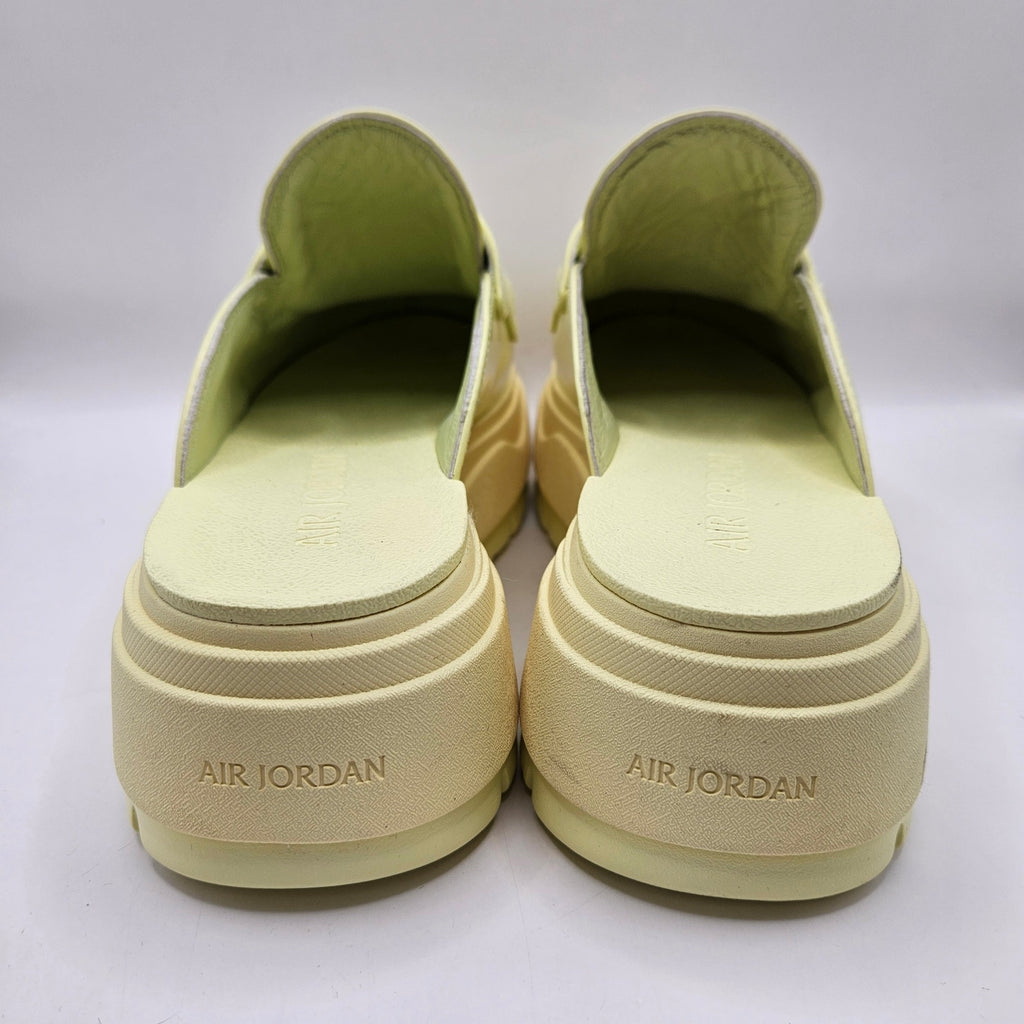 NIKE AIR JORDAN WOMEN'S 9 CHUNKY PLATFORM MULE SLIP ON LUMINOUS GREEN NWOB