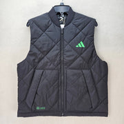 ADIDAS MEN'S MEDIUM MERCEDES AMG PETRONAS FORMULA 1 DOWN VEST BLACK JX8773