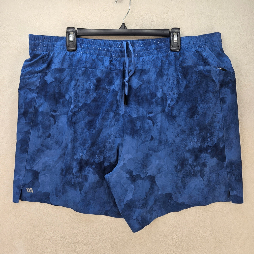 VRST MEN'S XXL ACCELERATE 7" INSEAM RUNNING SHORTS COMET BLUE NWT