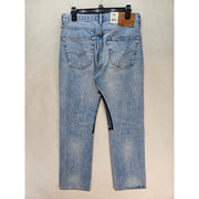 LEVI'S MEN'S 31X30 501 STRAGHT LEG JEANS MEDIUM WASH PATCHWORK NWT