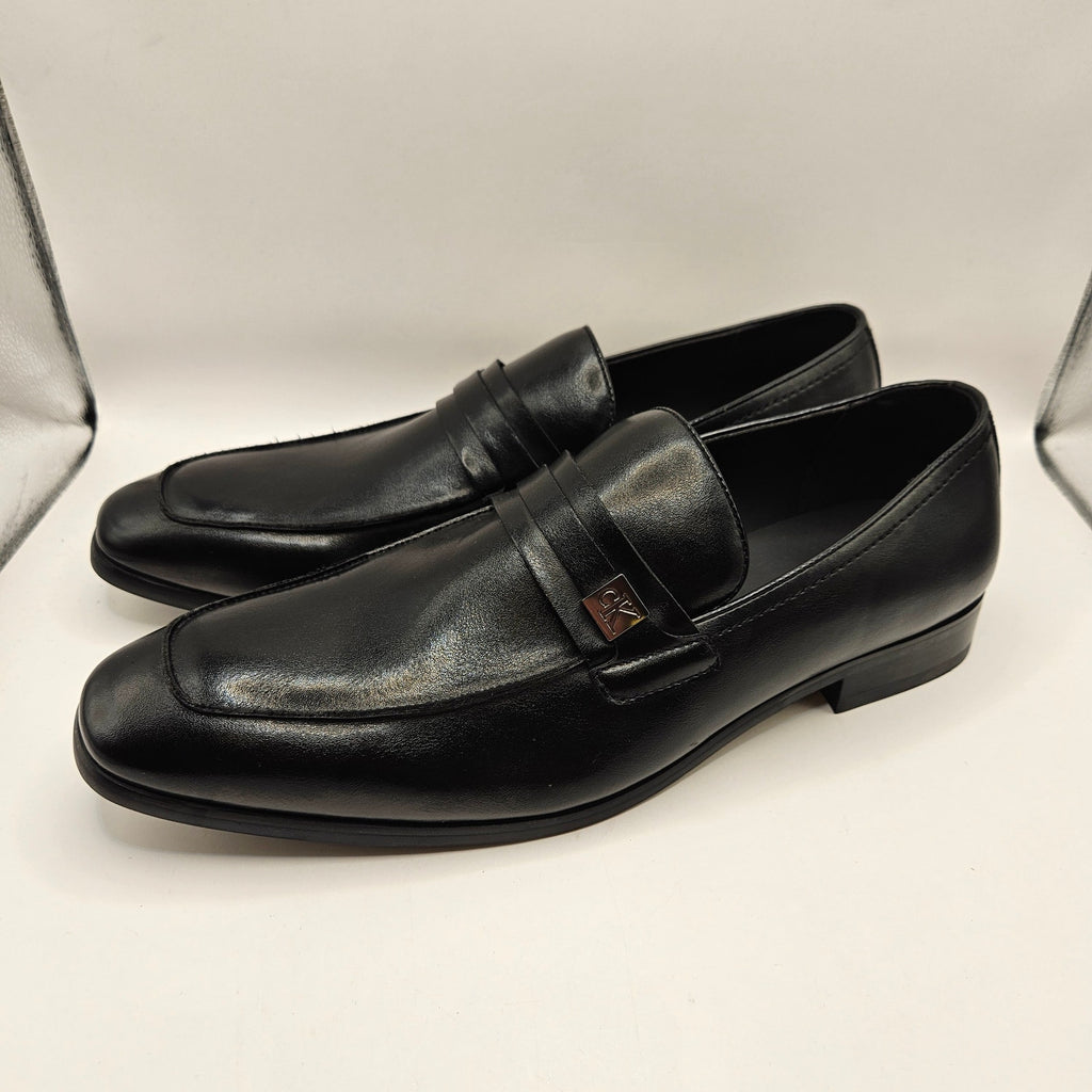 CALVIN KLEIN MEN'S 13 CMJIMNON-R JAMESON LOAFER BLACK SLIP-ON DRESS SHOES NWOB