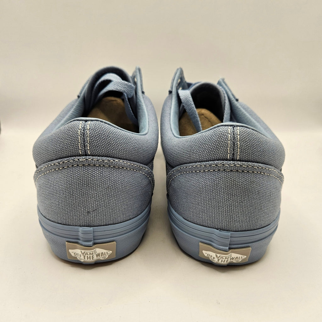 VANS MEN'S 9.5 OLD SKOOL PASTEL MONO DUSTY BLUE LOW TOP SNEAKER NWOB