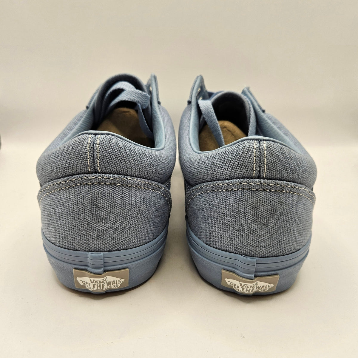 VANS MEN'S 9.5 OLD SKOOL PASTEL MONO DUSTY BLUE LOW TOP SNEAKER NWOB