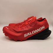 SALOMON WOMEN'S 7.5 S/LAB PULSAR 3 FIERY RED TRAIL RUNNING SHOES L47386700