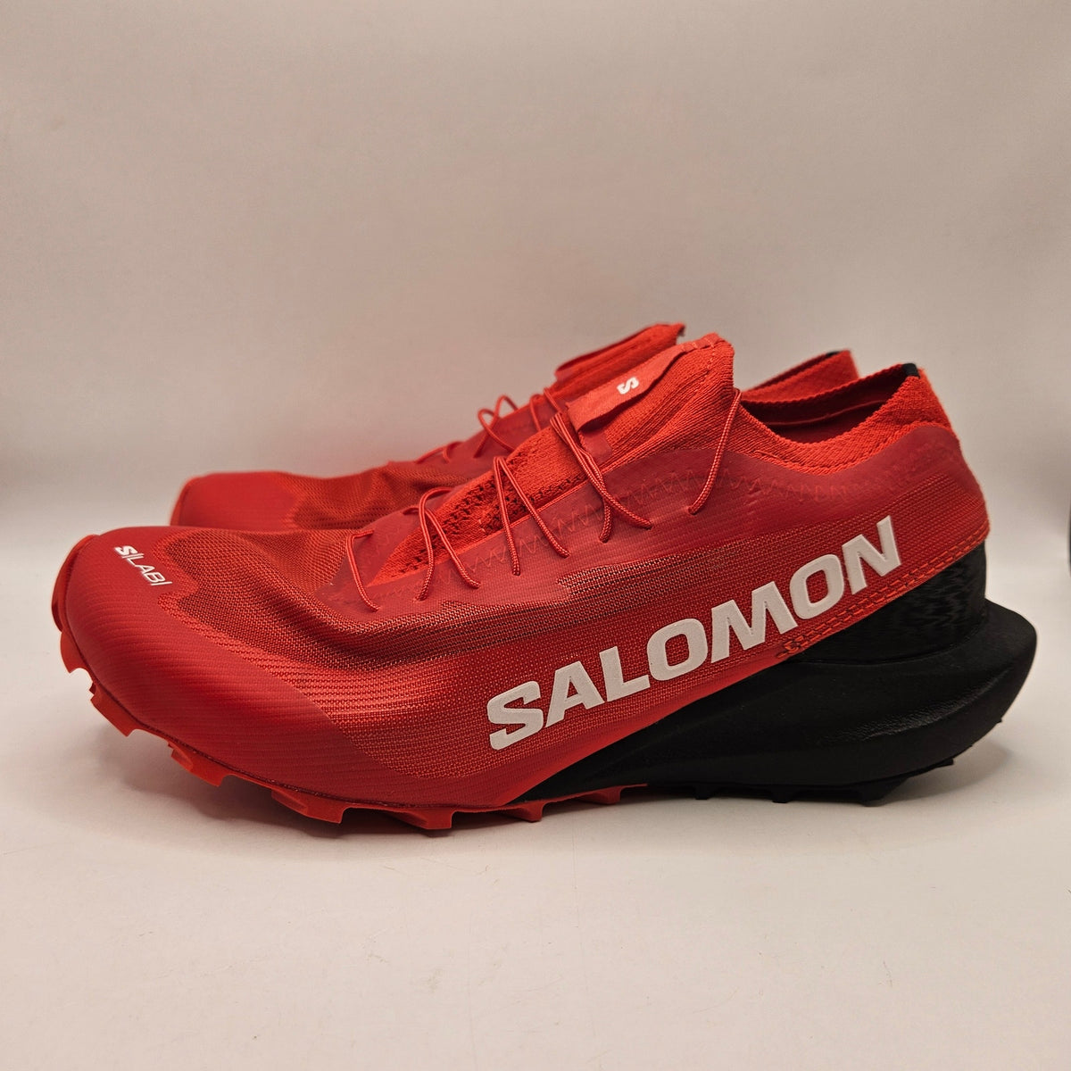 SALOMON WOMEN'S 7.5 S/LAB PULSAR 3 FIERY RED TRAIL RUNNING SHOES L47386700