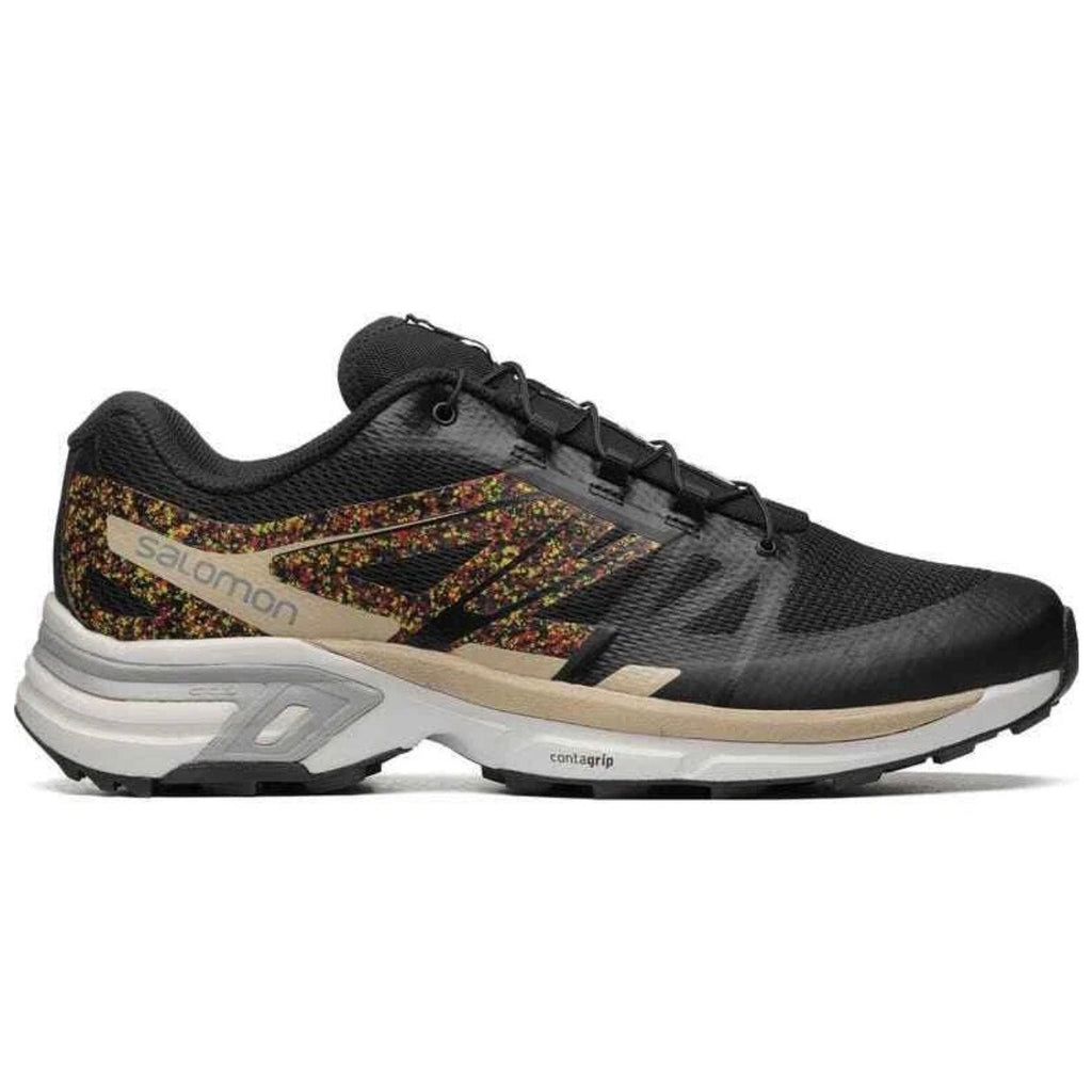 SALOMON MEN'S 11 XT-WINGS 2 MINDFUL BLK GRAY TRAIL SHOES NIB