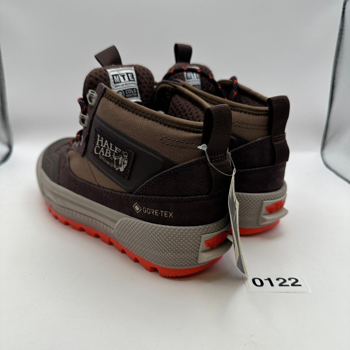 VANS Half Cab GORE-TEX Mens Size 6 MTE Shoes Brown Gray All-Trac Ultra Cush WP