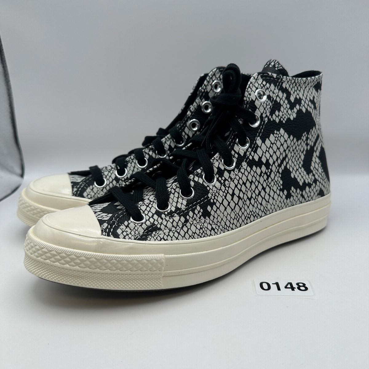 CONVERSE Womens 10 1970s Hi Leather Python Digital Camo
