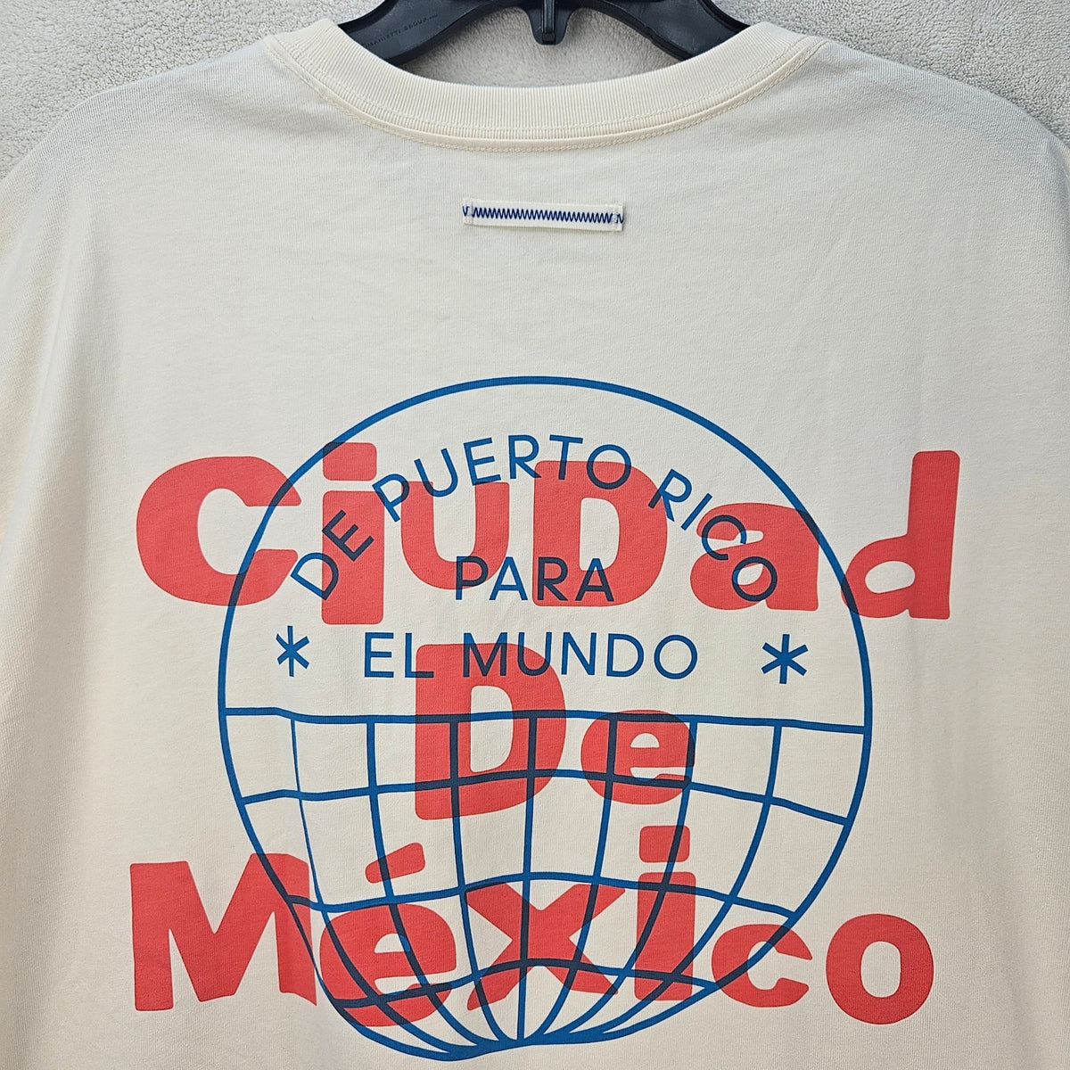 ADIDAS ORIGINAL X BAD BUNNY XXL HEAVY OVERSIZED CIUDAD DE MEXICO CREAM KX4478
