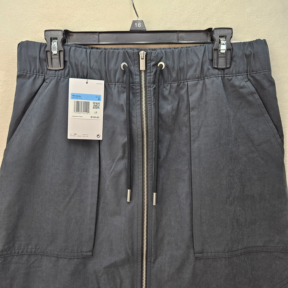 JORDAN WOMEN'S MEDIUM CHICAGO BLACK WASHED CARGO SKIRT HF9462-010 RARE