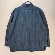 LEVI'S MEN'S XXL JACKSON WORKER OVERSHIRT CHOPPER DARK WASH NWT
