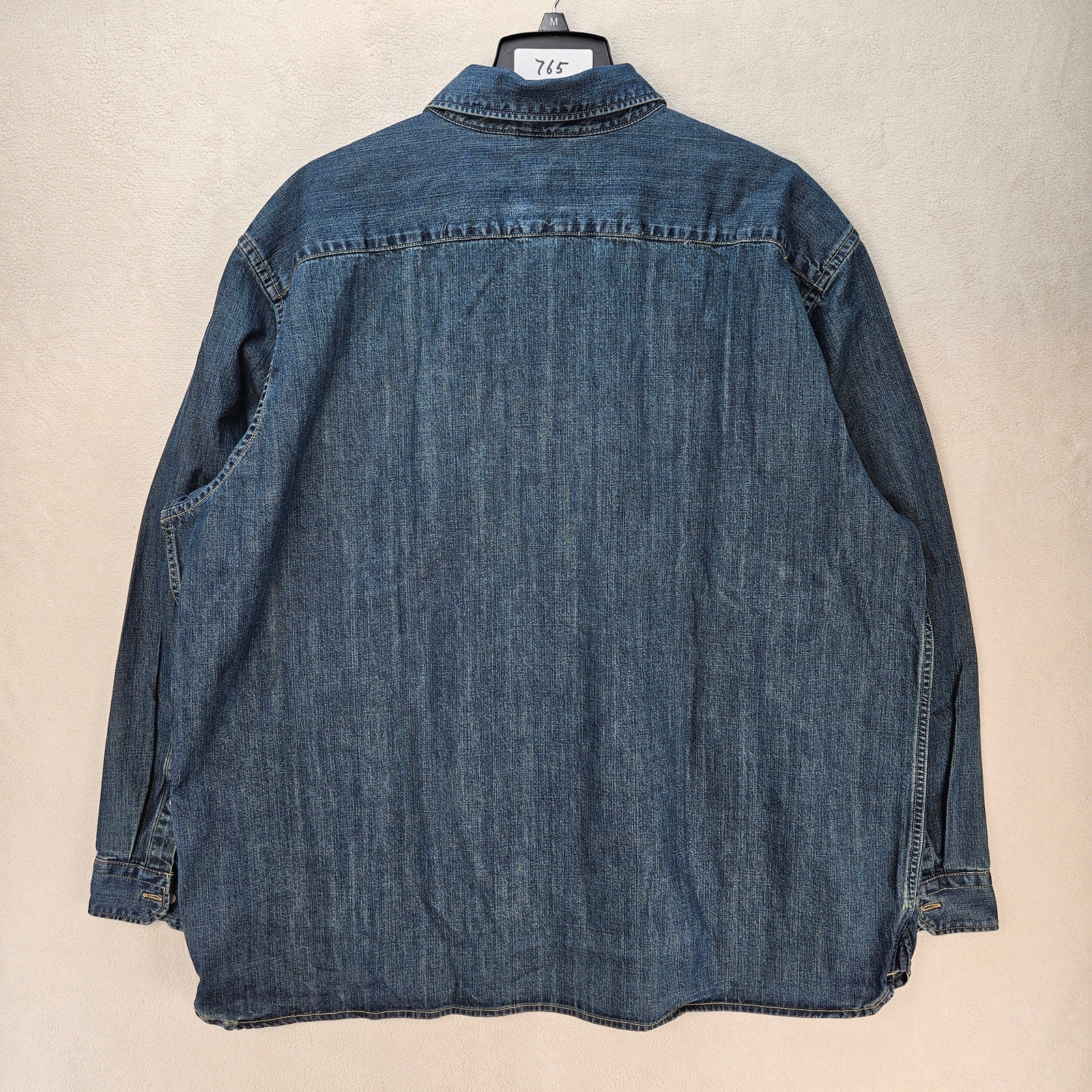 LEVI'S MEN'S XXL JACKSON WORKER OVERSHIRT CHOPPER DARK WASH NWT