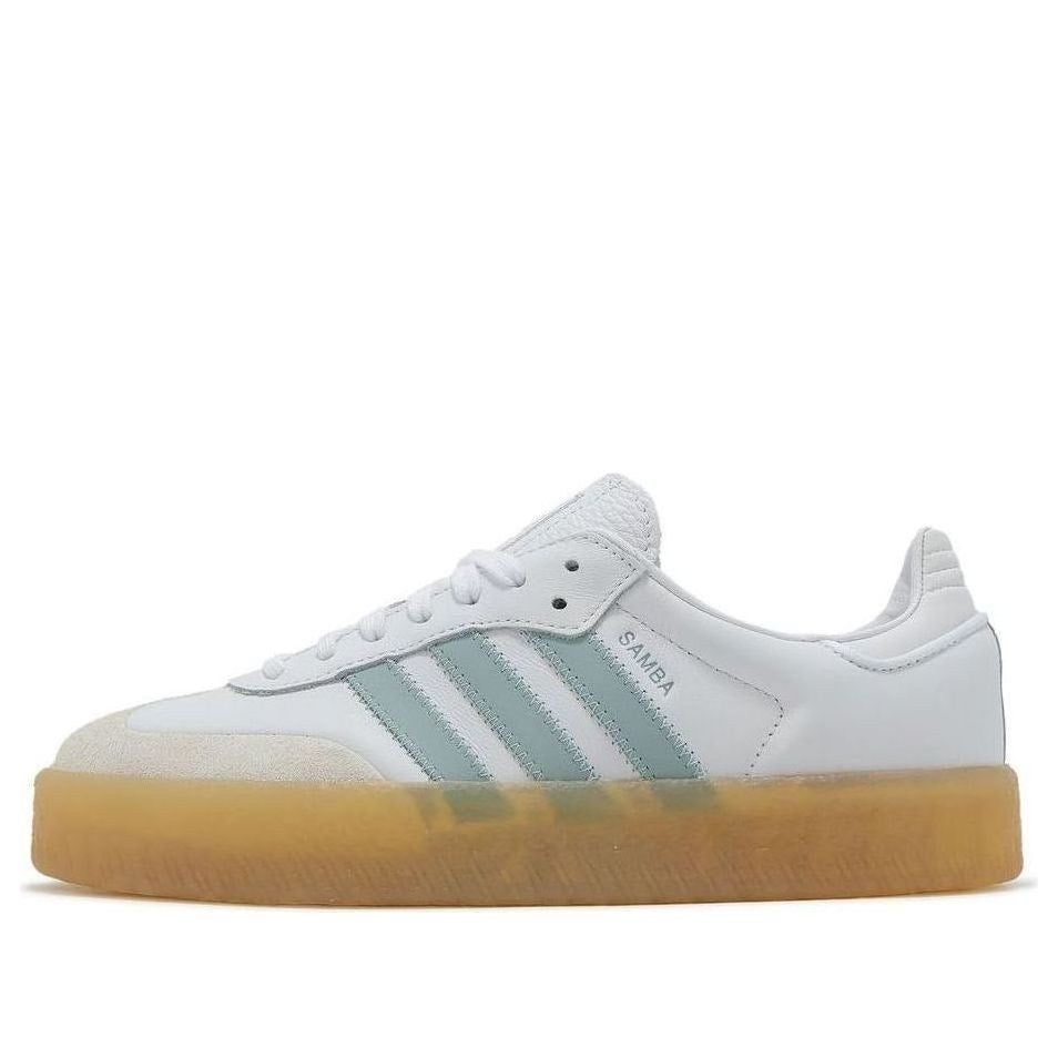 ADIDAS ORIGINALS WOMEN'S 9.5 SAMBAE WHITE WONDER BLUE JP5609 NWT