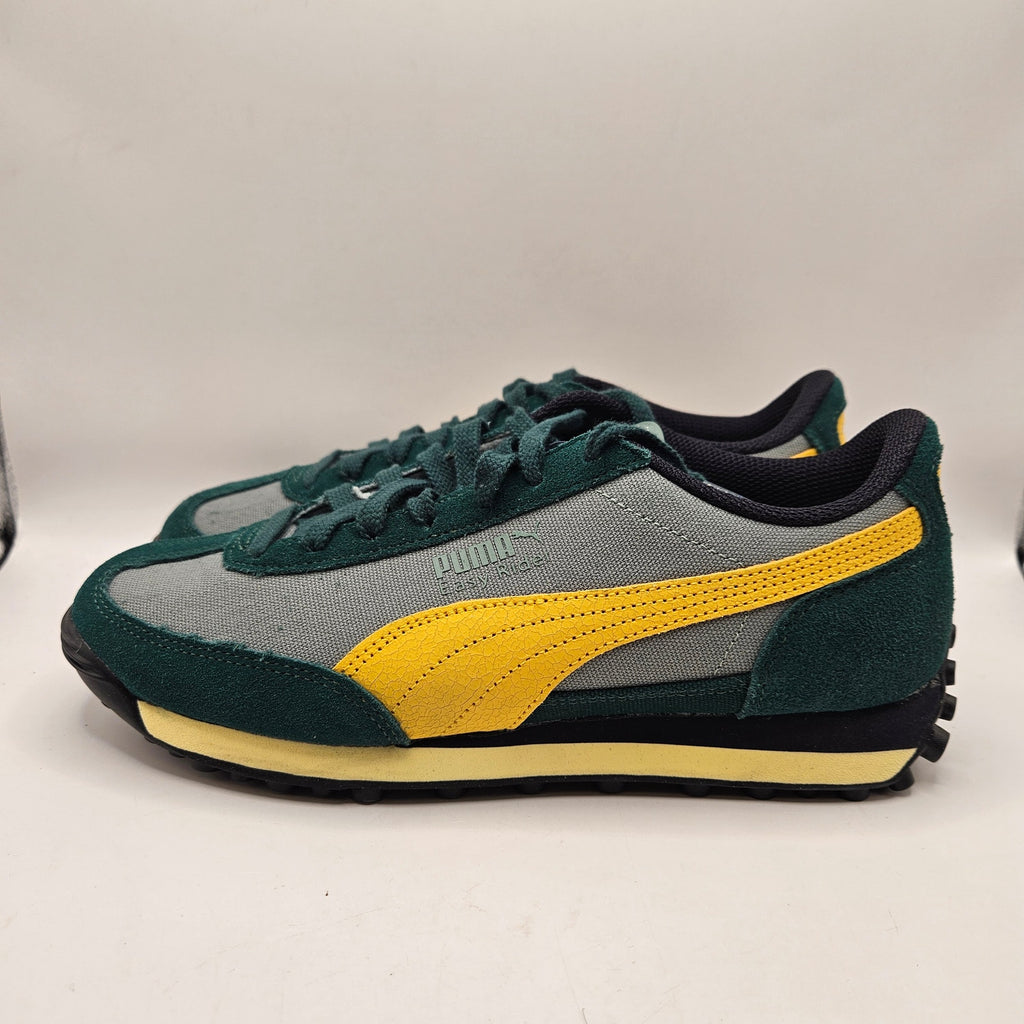 PUMA MEN'S 8 EASY RIDER GREEN MOON SUNNY YELLOW LOW TOP CANVAS SNEAKER 400397-02