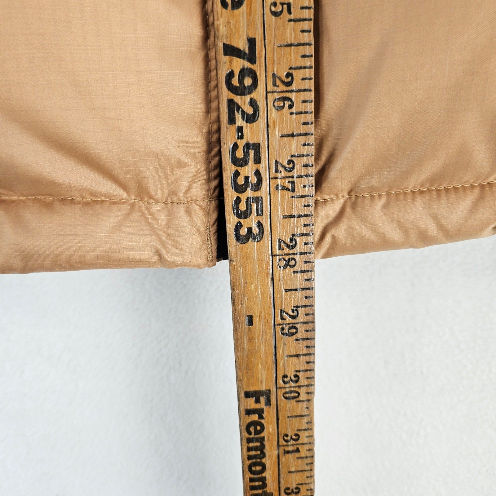 THE NORTH FACE MEN'S XXL 1996 NUPTSE 700 DOWN PUFFER VEST ALMOND BUTTER NWT $230