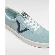 VANS MEN'S 8 SPORT LOW 2-TONE SUEDE GREY MIST NIB LOW TOP SNEAKER