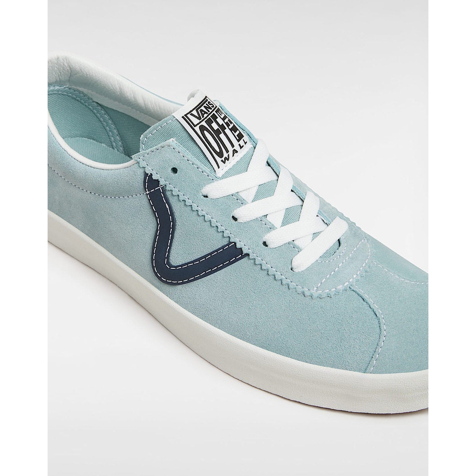VANS MEN'S 8 SPORT LOW 2-TONE SUEDE GREY MIST NIB LOW TOP SNEAKER