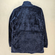 COLUMBIA WOMEN'S LARGE FIRE SIDE 1/4 ZIP GREY PULLOVER POCKETS SOFT NWT