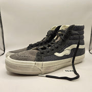 VANS X NOTRE MEN'S 12 SK8 HI REISSUE 38 LX RAVEN GRAY SKATEBOARDING SNEAKER BONE