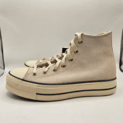 CONVERSE WOMEN'S 10 CHUCK TAYLOR ALL STAR LIFT SUDE PALE FETAL A13823C PLATFORM