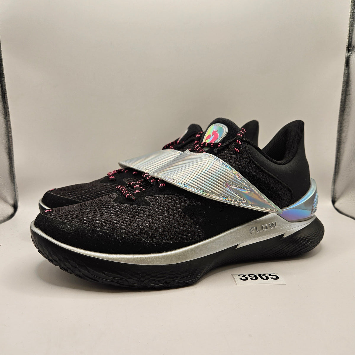 UNDER ARMOUR MEN'S 10 CURRY FOX 1 GAMER BLACK SILVER 6001920-001 NWOB
