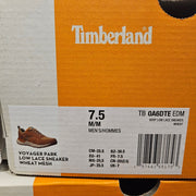 TIMBERLAND MEN'S 7.5 VOYAGER PARK LOW LACE SNEAKER WHEAT NIB