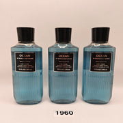 BATH AND BODY WORKS OCEAN - 3 PACK FOR MEN'S 3-IN-1 FACE BODY WASH 10FL OZ